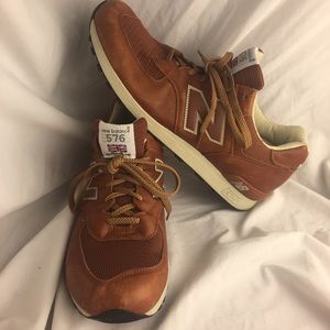 new balance tan leather